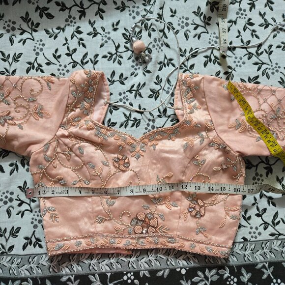 Net baby pink color lehenga NEGOTIABLE - Picture 3 of 10